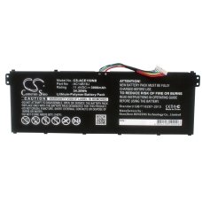 Kompatibler Ersatzakku für Acer  KT0030G.004, KT.0040G.004, AC14B18J(3ICP5/57/80), AC14B18J, AC14B13J