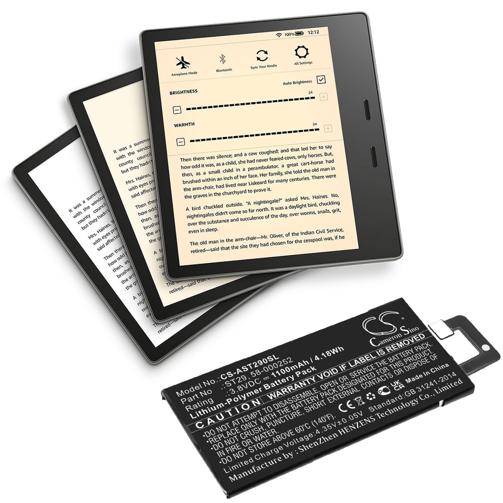 Ebook, eReader Akkus Amazon CS-AST290SL