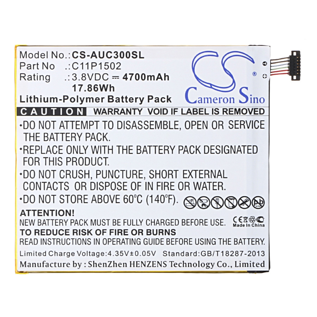 Tablet-PC Akkus Asus CS-AUC300SL