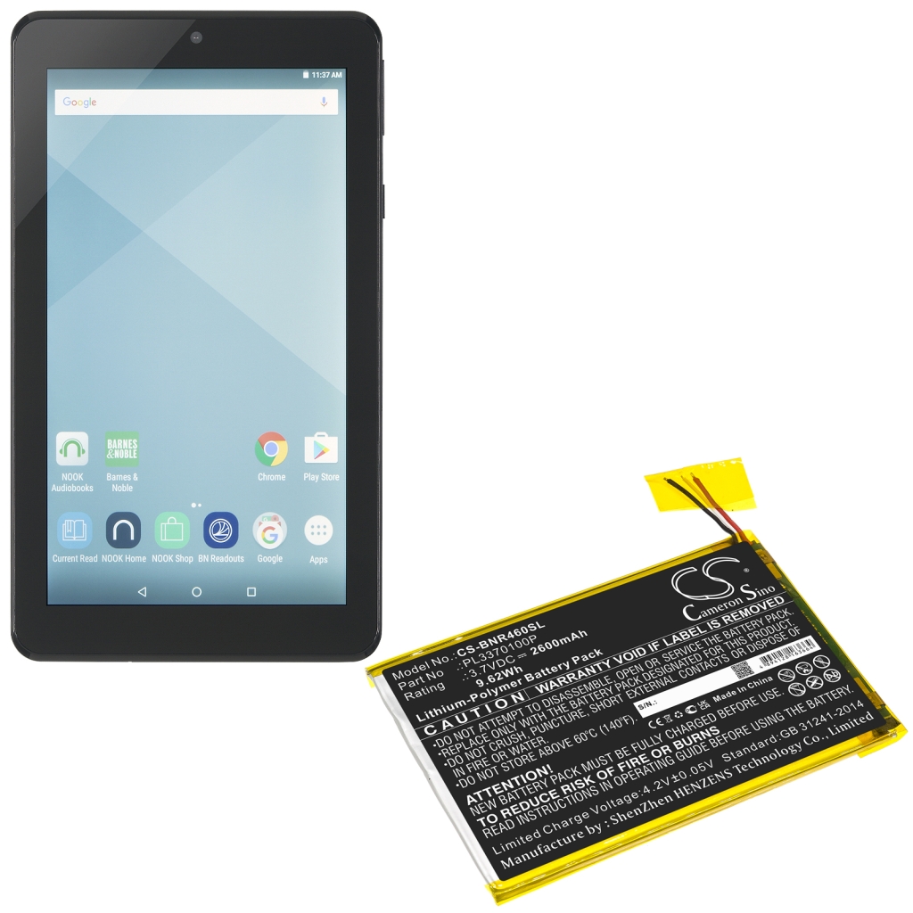 Tablet-PC Akkus Barnes & noble CS-BNR460SL