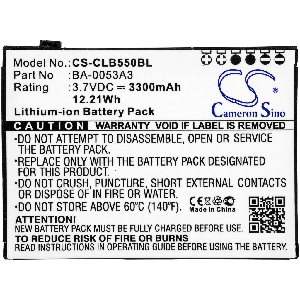 Barcode, Scanner Akkus Cipherlab CS-CLB550BL