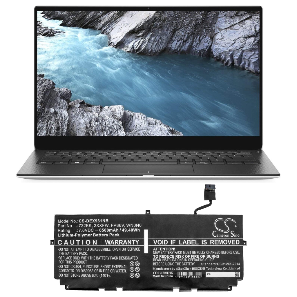 Laptop Akkus DELL XPS 13 9300