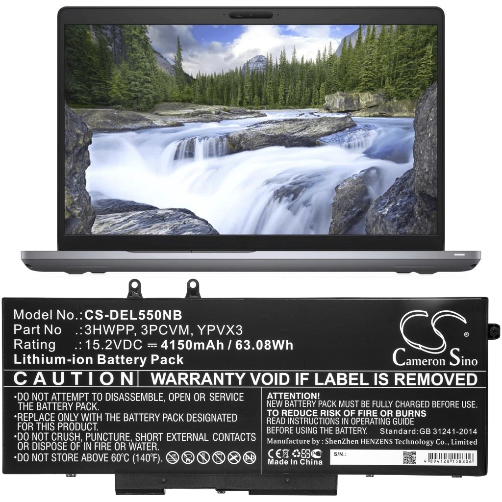 Laptop Akkus DELL CS-DEL550NB