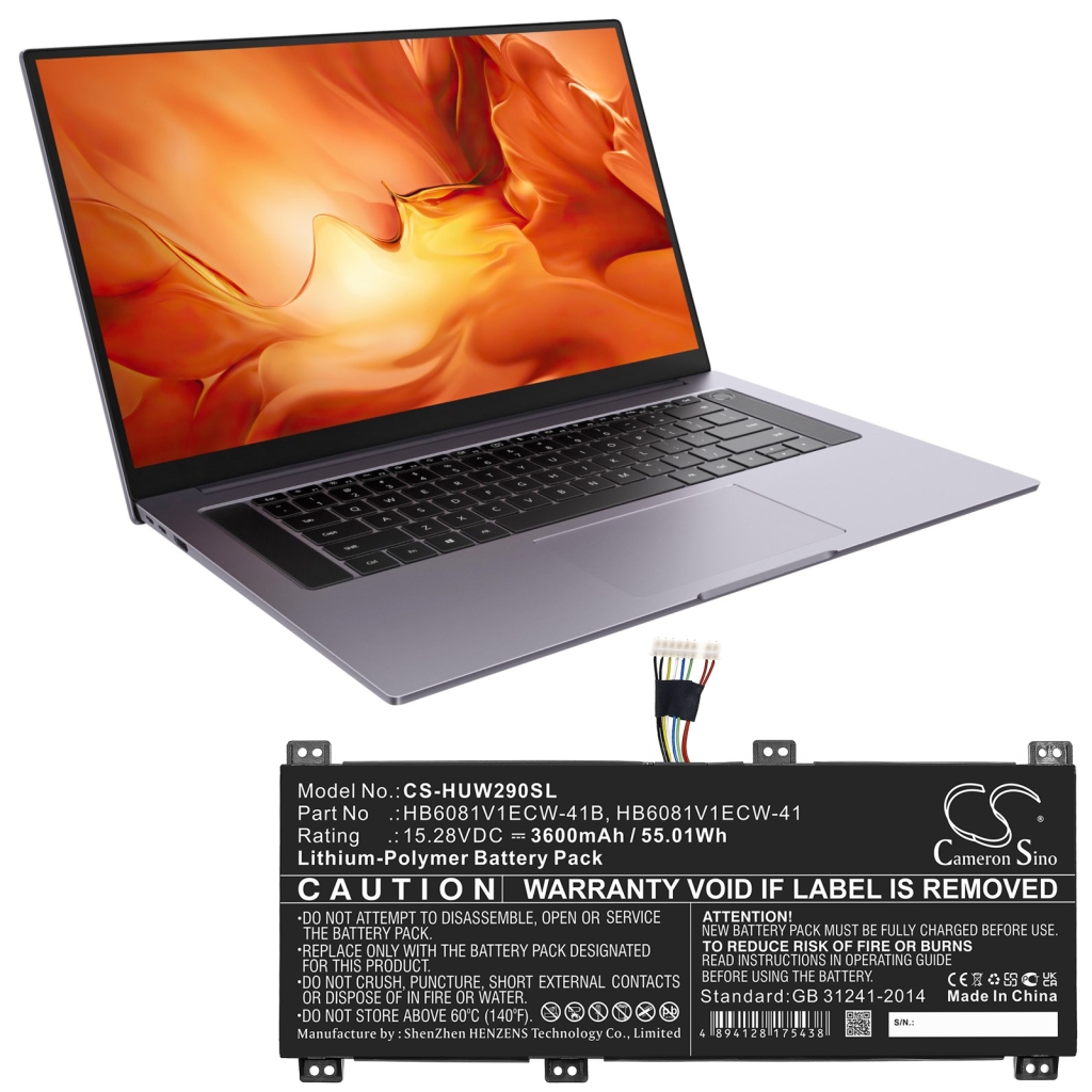 Laptop Akkus Huawei CS-HUW290SL