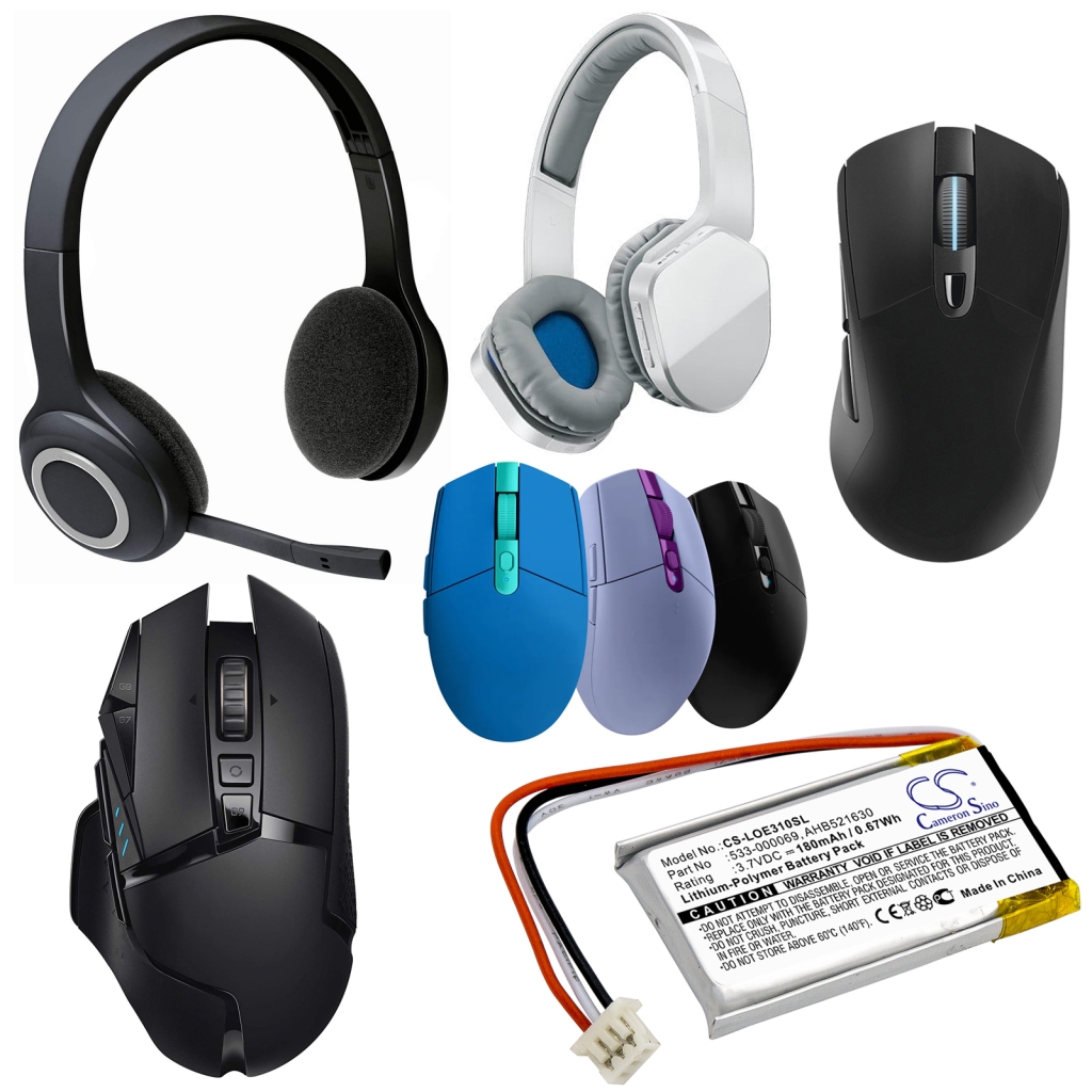 Wireless Headset Akkus Logitech MX Vertical