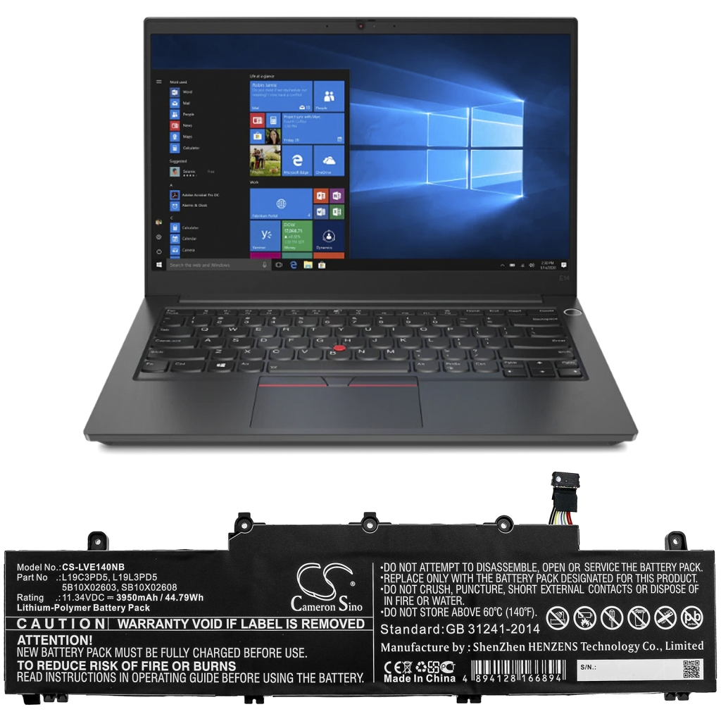 Laptop Akkus Lenovo CS-LVE140NB