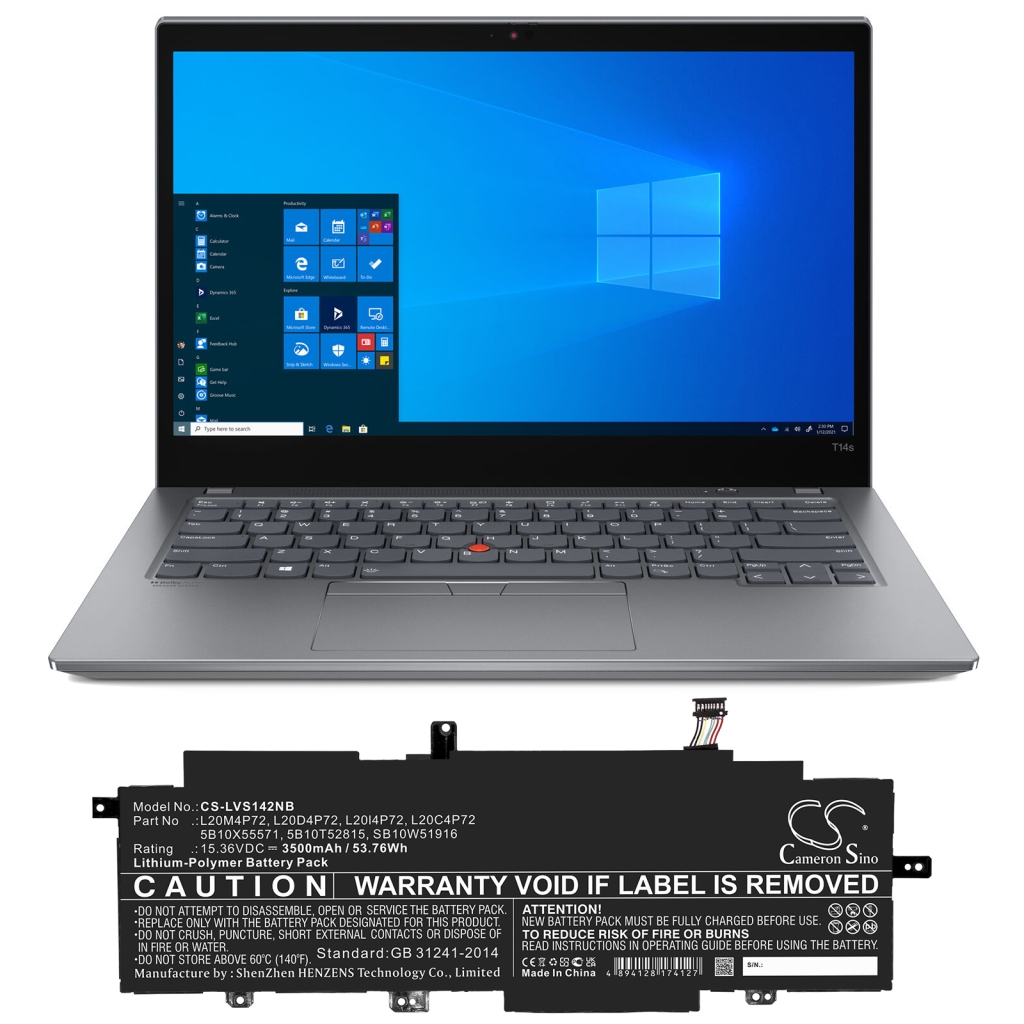 Laptop Akkus Lenovo CS-LVS142NB