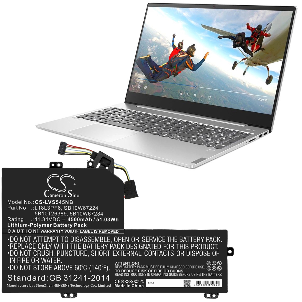 Laptop Akkus Lenovo CS-LVS545NB