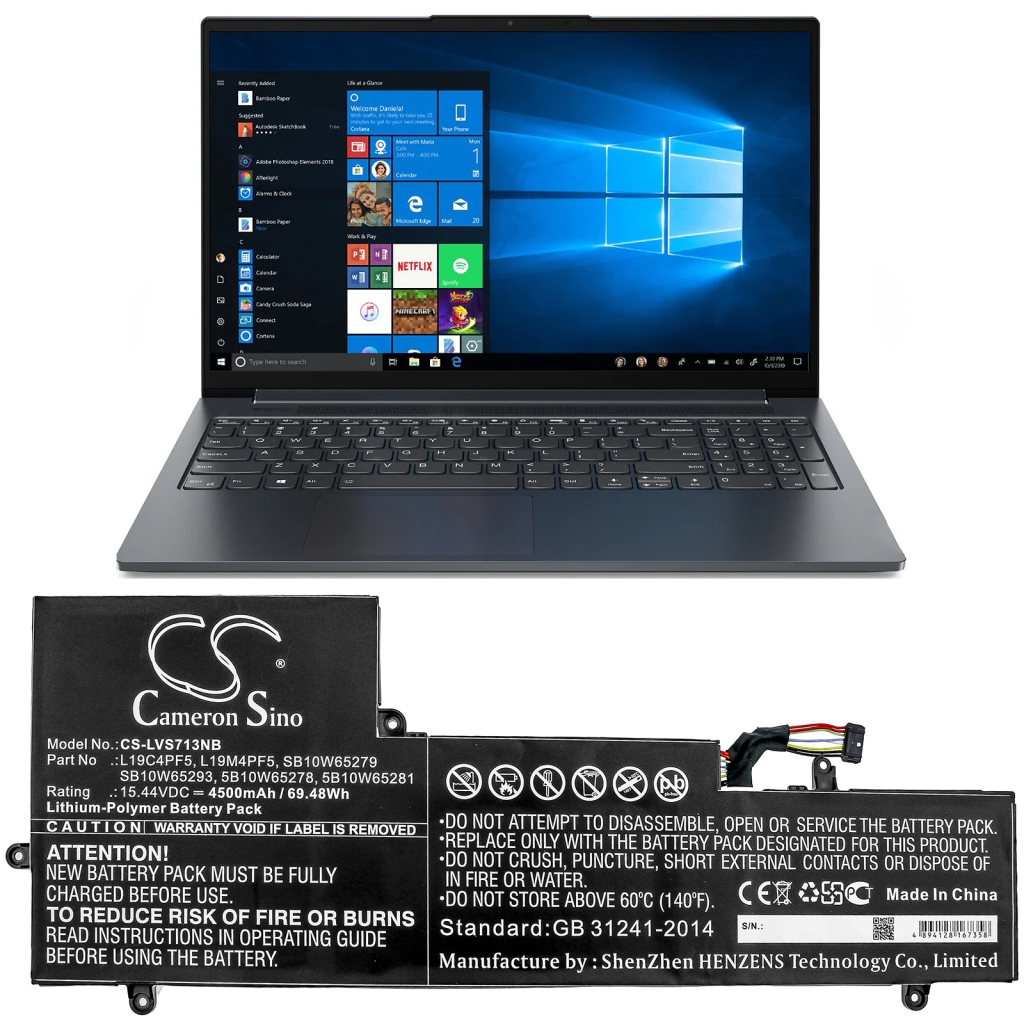 Laptop Akkus Lenovo CS-LVS713NB