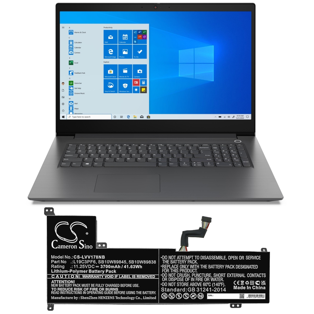 Laptop Akkus Lenovo CS-LVV178NB