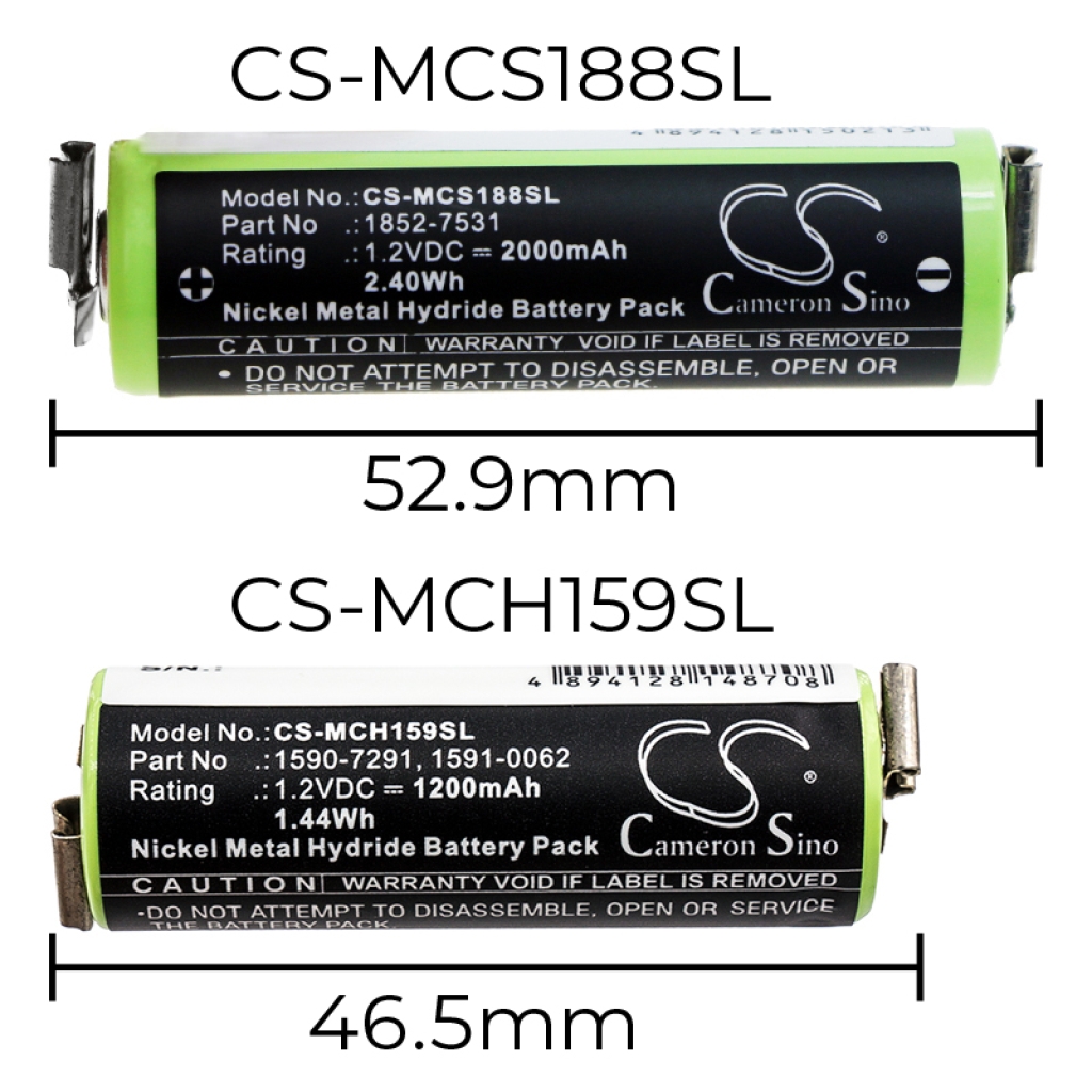 Medizinische Geräte Akkus Moser ChroMini 1591