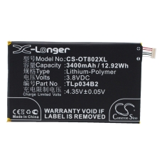 Kompatibler Ersatzakku für Alcatel TLP034B1,TLP034B2