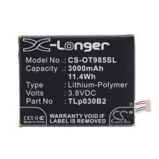 Kompatibler Ersatzakku für Alcatel C3000003C1,TLP030B1,TLP030B2,TLP030J1