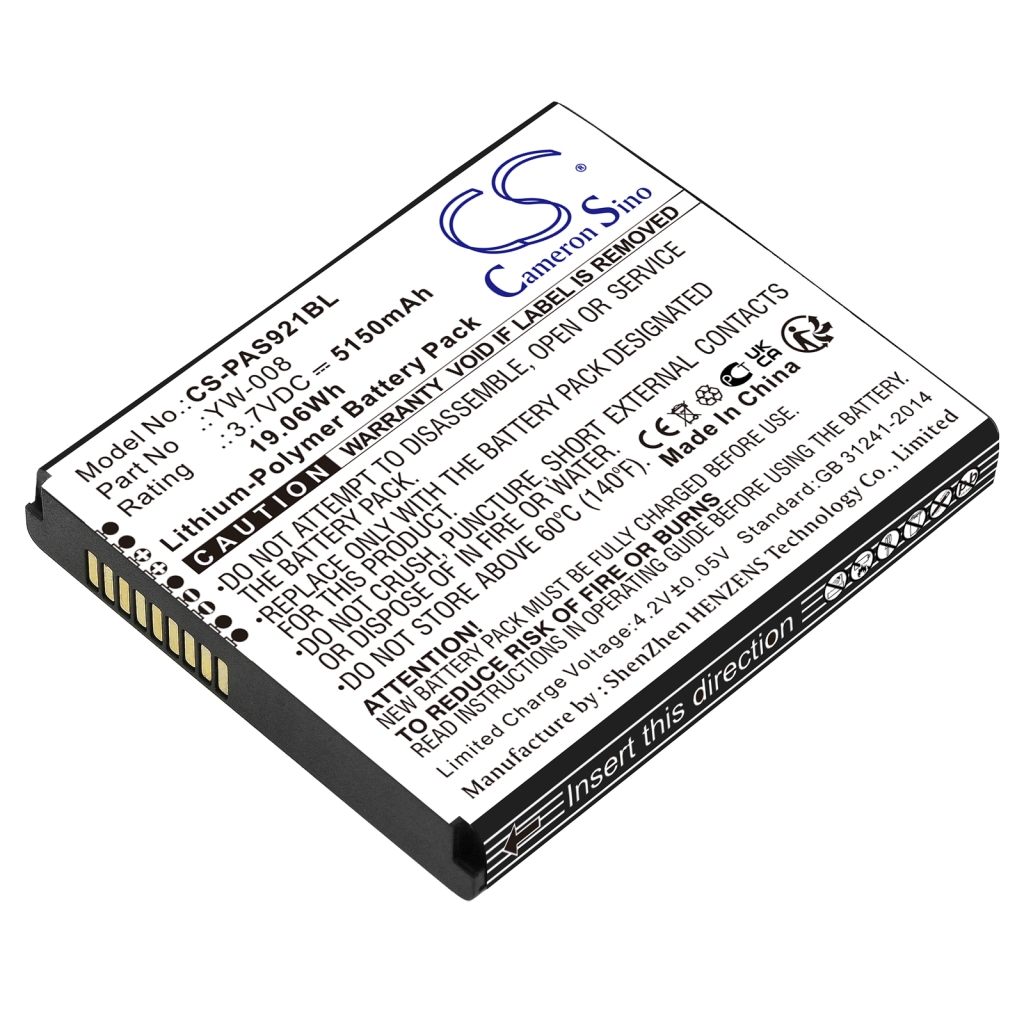 Bezahlterminal Akkus Pax CS-PAS921BL