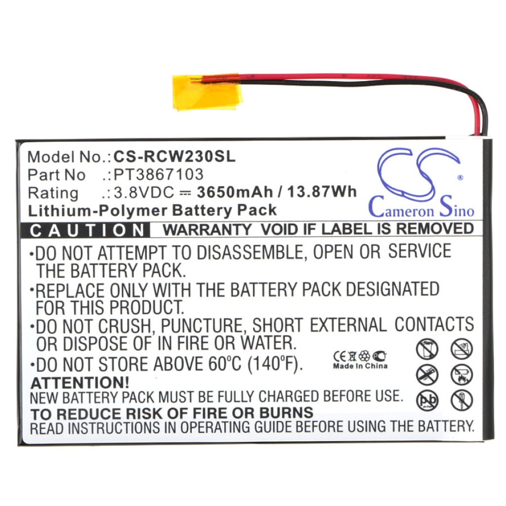 Tablet-PC Akkus Rca CS-RCW230SL