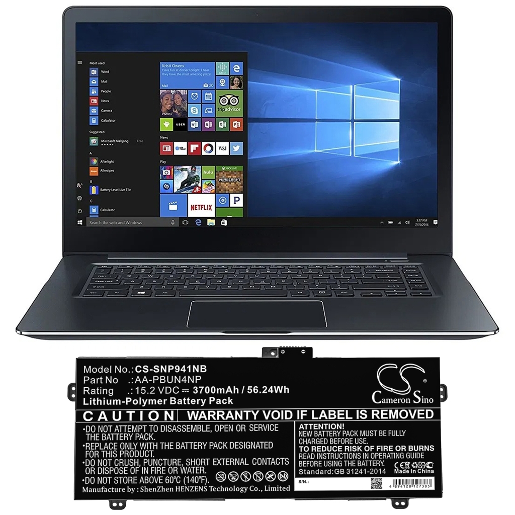 Laptop Akkus Samsung CS-SNP941NB