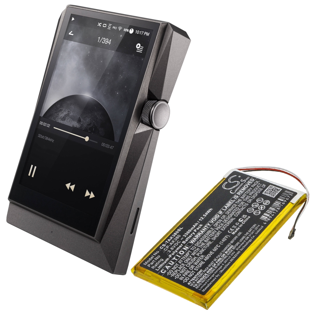 MP3, MP4, PMP Akkus Astell&kern CS-TAK380SL